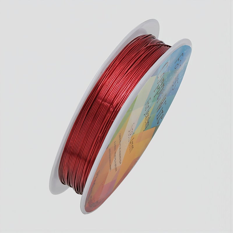 Universal 0.2mm Red Copper Wire Compatible With All Beads Jewelry Making - Image 4