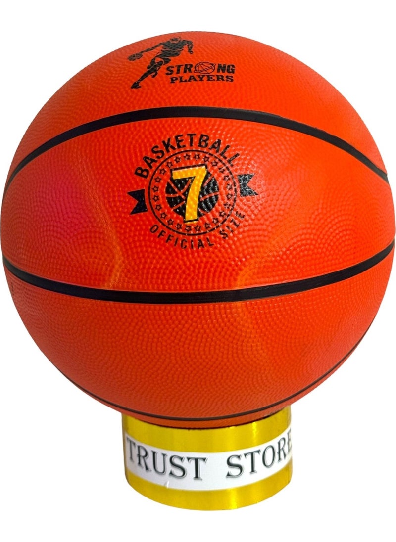 Basketball Ball Indoor and Outdoor Number 7 Orange with Pump Gift