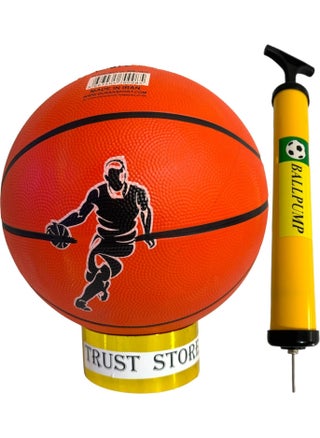 Basketball Ball Indoor and Outdoor Number 7 Orange with Pump Gift - pzsku/Z1313A9DBC8CEACB296D1Z/45/_/1731226678/7a707243-c762-494b-86f0-779ed42c5898