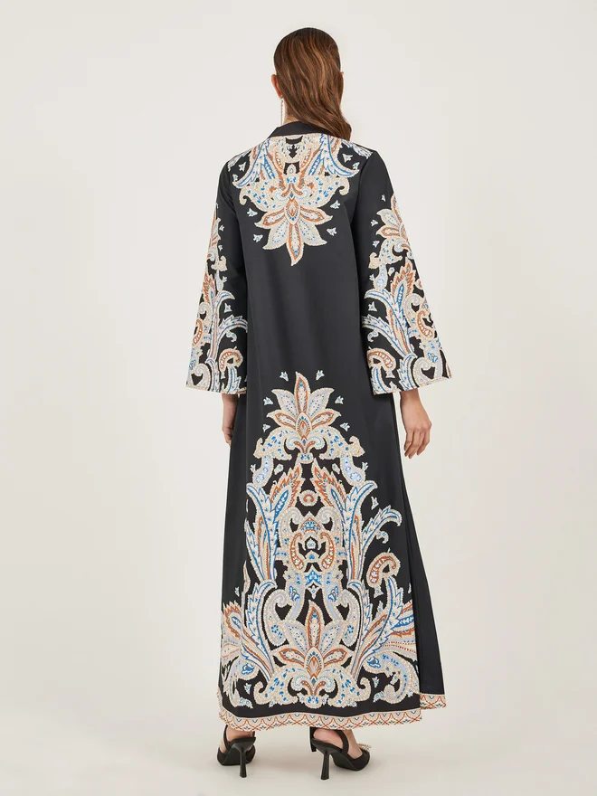 Styli Amirah Maxi Jalabiya with Digital Print