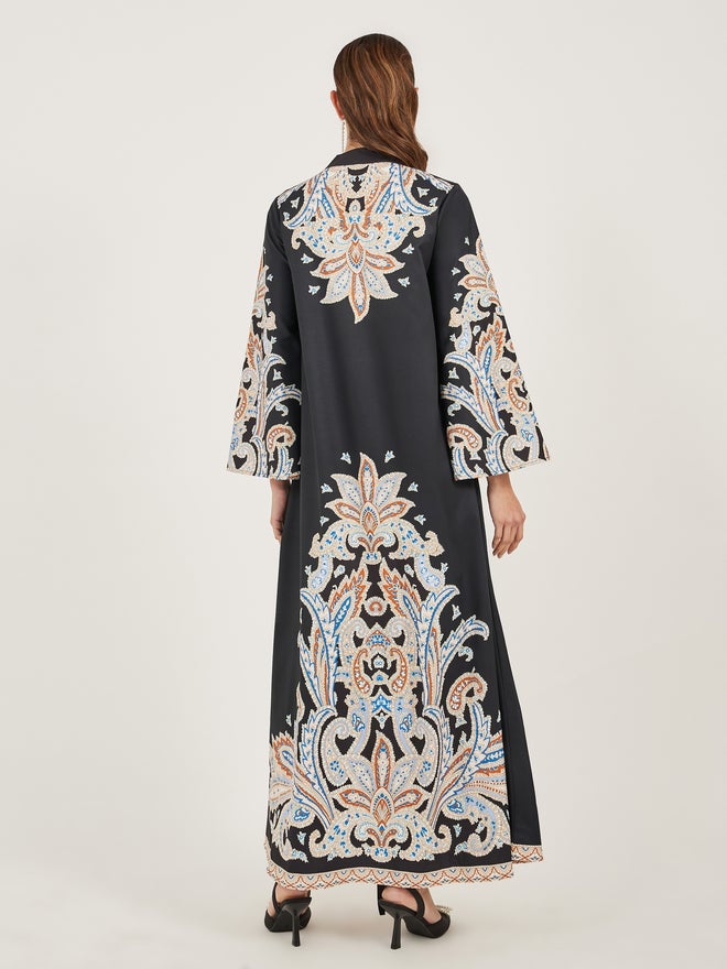 Styli Amirah Maxi Jalabiya with Digital Print  - Image 5