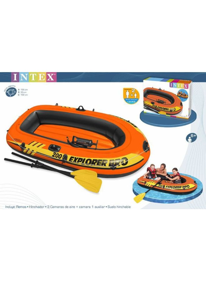 INTEX Explorer Pro Inflatable Boat - Image 4