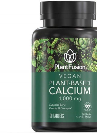 Vegan Calcium, Premium Plant Based Calcium (1000mg) Sourced from Icelandic Red Algae, Plus Magnesium, D3, K2, and Boron, 90 Vegan Tablets - pzsku/Z1313DA6A7C6283701E47Z/45/_/1689271982/fba70f37-f56e-4fc7-9005-60c75e5b51ab