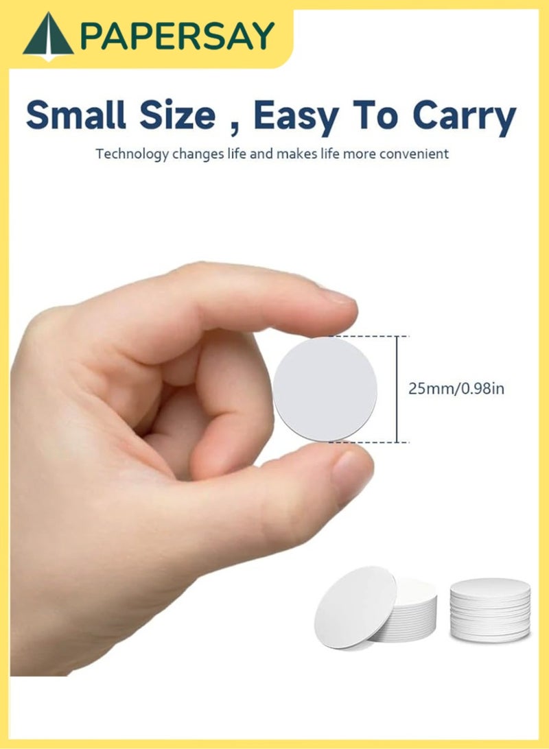 PAPERSAY 30pcs NFC 215 Cards NTAG215 NFC Round Cards NFC 215 Card Tag Compatible With TagMo And Amiibo and NFC Enabled Mobile Phones And Devices  - Image 2