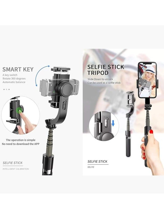 Smart selfie stick, anti-shake tripod - Image 5