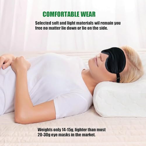 Episkey Premium Velvet Eye Sleep Mask for Men & Women | Soft Eye Mask for Sleeping | Adjustable Strap, 100% Light Blocking | Travel & Relaxation Eye Cover for Deep Sleep(PINK VELVET) - Image 4