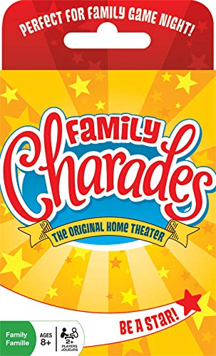 Outset Media Family Charades Card Game Travel Friendly - Includes Over 300 Charades - Perfect for Parties, Vacations, and Holidays - Ages 8+ - Image 3