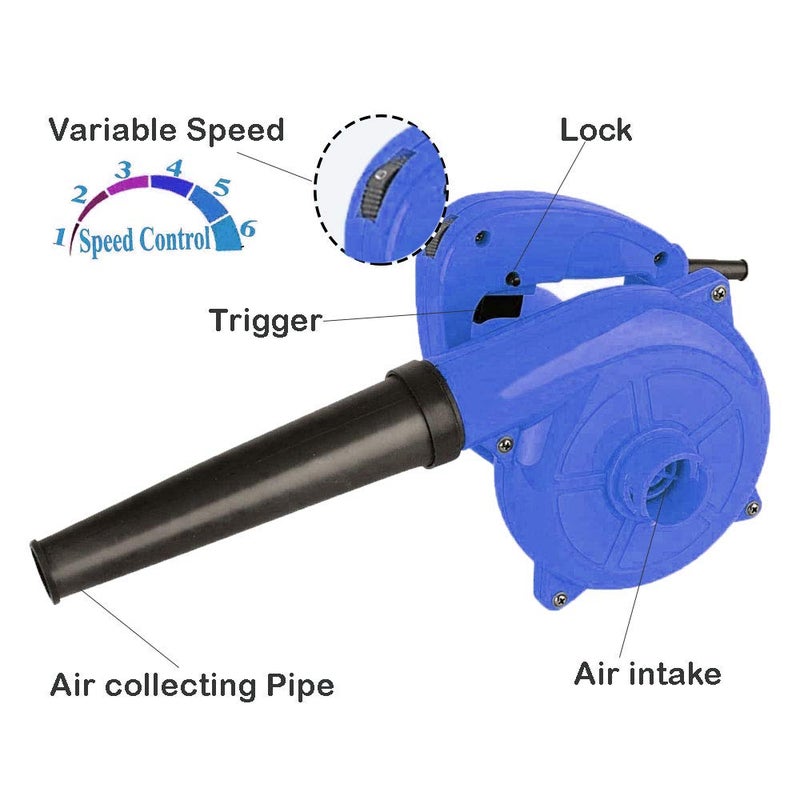 Mawson Mawson KM2074 550 W 70 MilesHour Unbreakable Plastic Electric Air Blower Dust PC Vacuum Cleaner Standard Size Color As per Avaibility  - Image 2