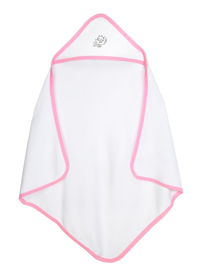 Babies Basic 100% Cotton Swaddle / Receiving Blanket for New Born, 75*75cm , Pink - Image 1