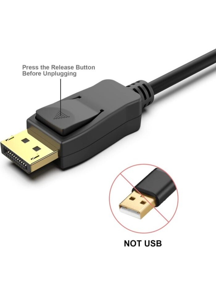 Haing DisplayPort to HDMI Cable 6feet - Image 3
