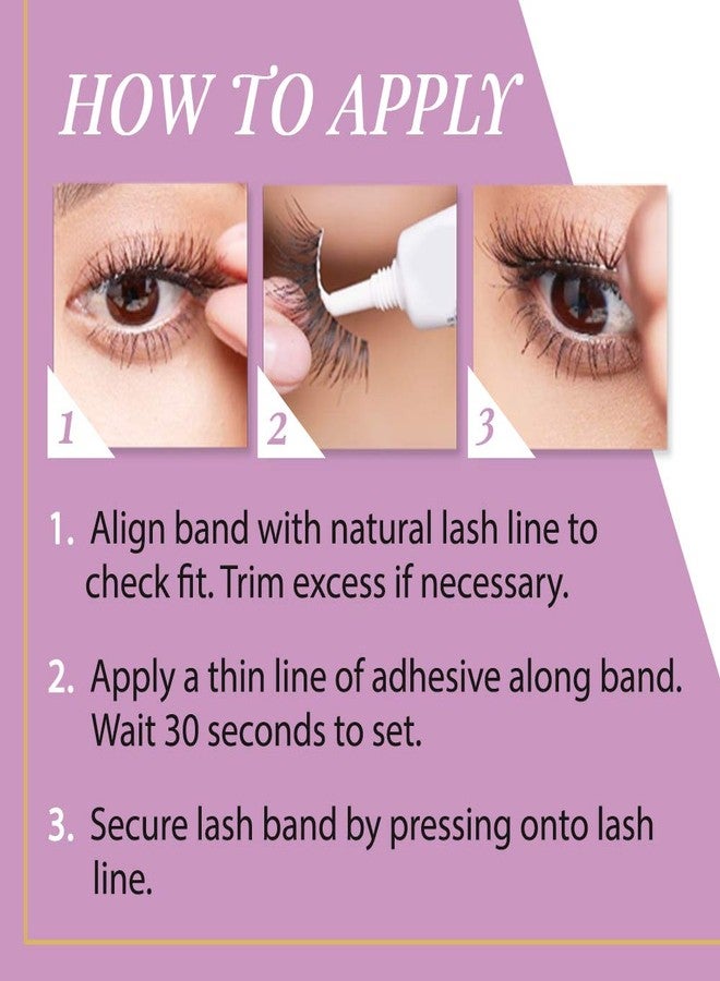 Andrea False Lashes Style 45 - Black 4 Pairs - Image 4