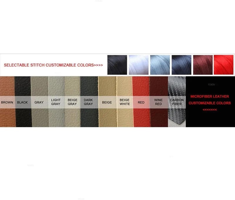 QASULER Leather Door Armrest Cover for Citroen C4 - Image 5