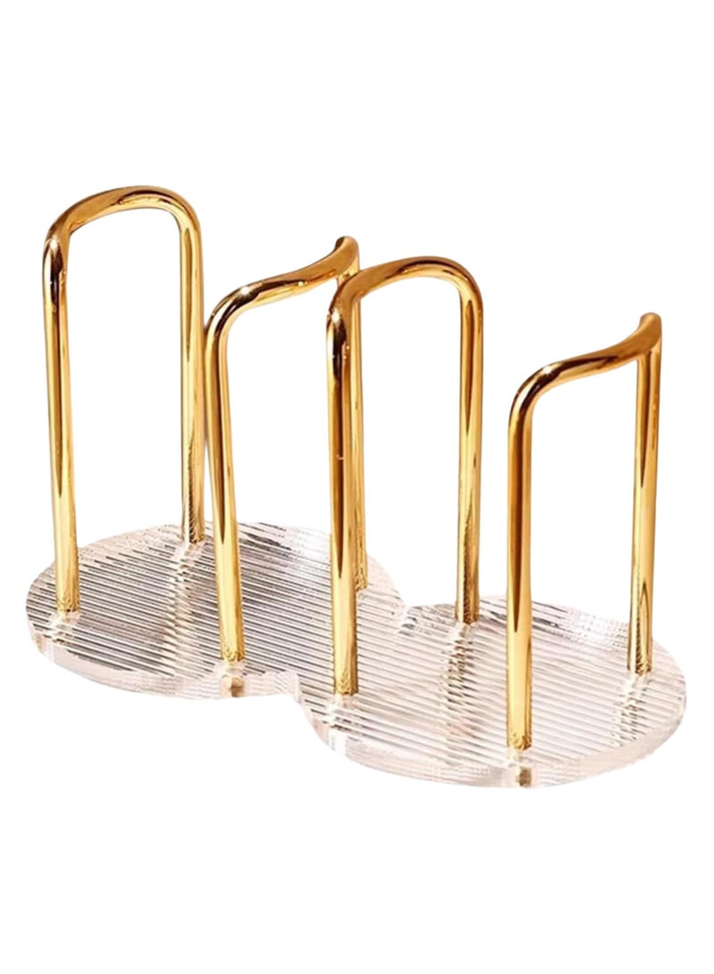 Anmi Paper Cup Holder, 2-Slot Disposable Paper Cup Storage, Countertop Coffee Cup Organizer, Mouthwash Rinsing Cup Holder for Home, Office and Coffee Stations - Image 5