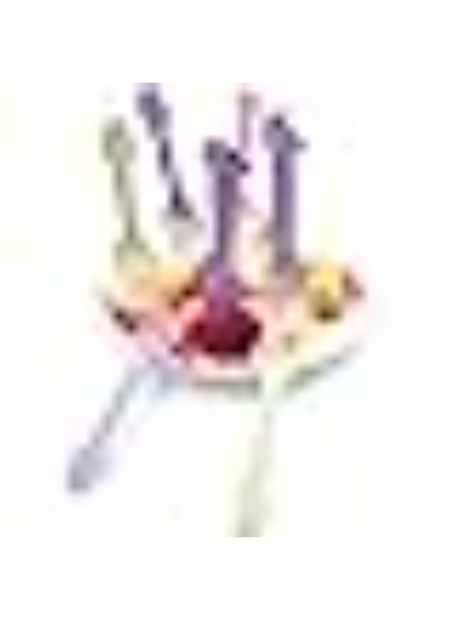 Generic Fruit Fork Set – Multicolor Mini Dessert & Fruit Picks for Parties, Snacks, and Home Use – Reusable Plastic Forks for Kids & Adults - 20 pcs - Image 2