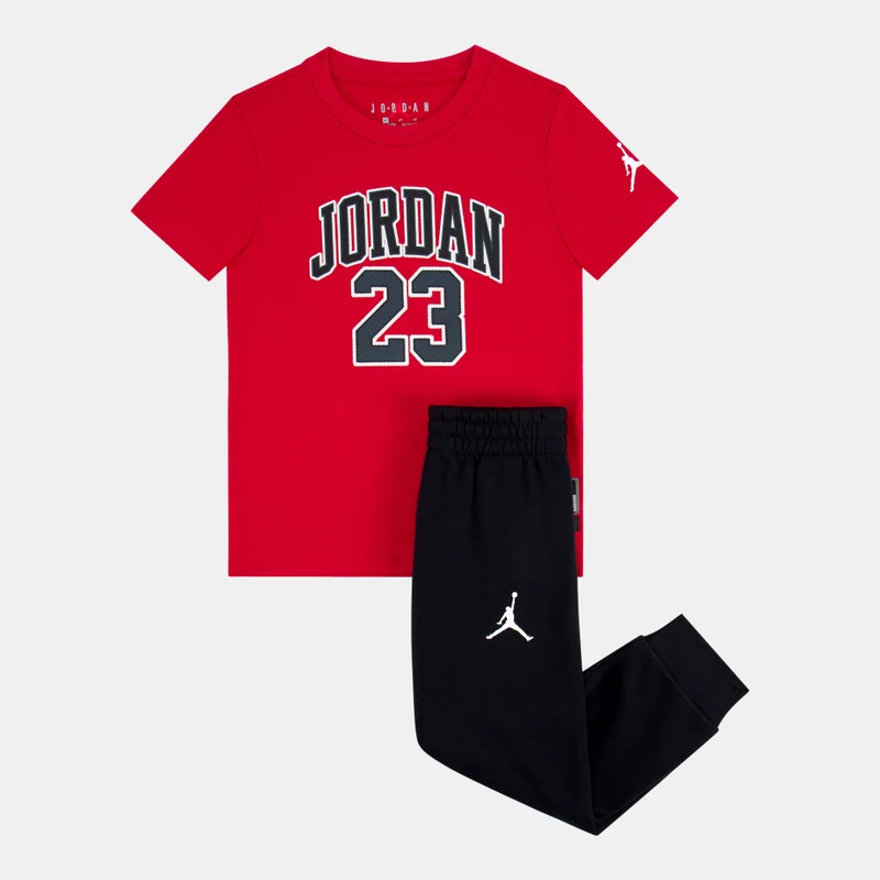 Jordan Kids' Logo T-Shirt and Pants Set