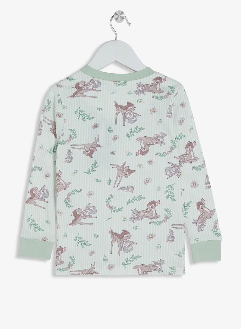 Ripples Girls Pajama Set With Long Sleeves Top & Bottom