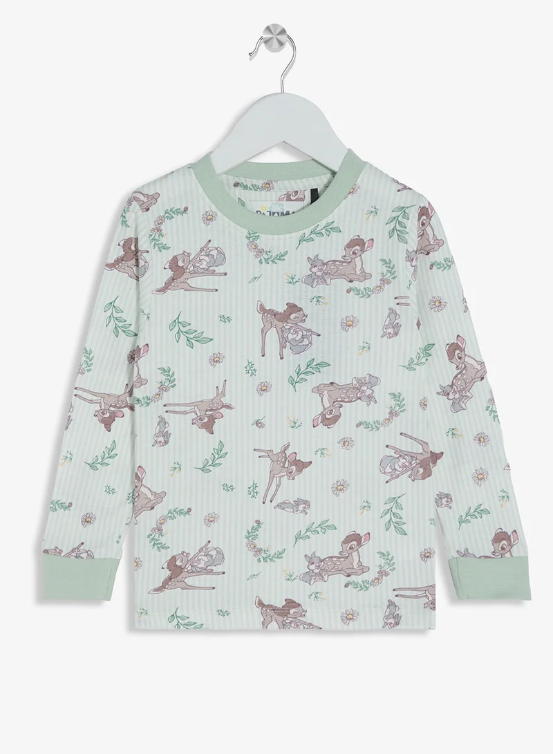 Ripples Girls Pajama Set With Long Sleeves Top & Bottom