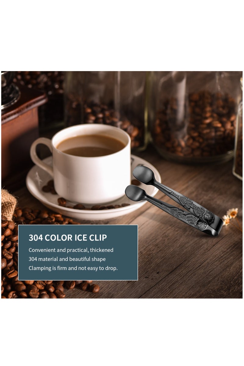 كرونايتي مجموعة من 4 قطع، ملقطات طعام صغيرة بابعاد 4 بوصات، مناسبة للوجبات الشائعة، حفلات الشاي، المقاهي والحلويات. - Image 4