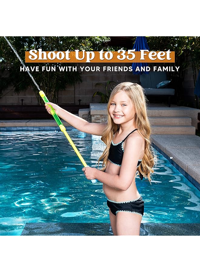 JOYIN 18 Pack 16.5'' Water Gun Super Soaker Blaster Squirt Guns Bulk Summer Outdoor Swimming Pool Backyard Beach Water Game Fighting Play Pool Toys - Image 2