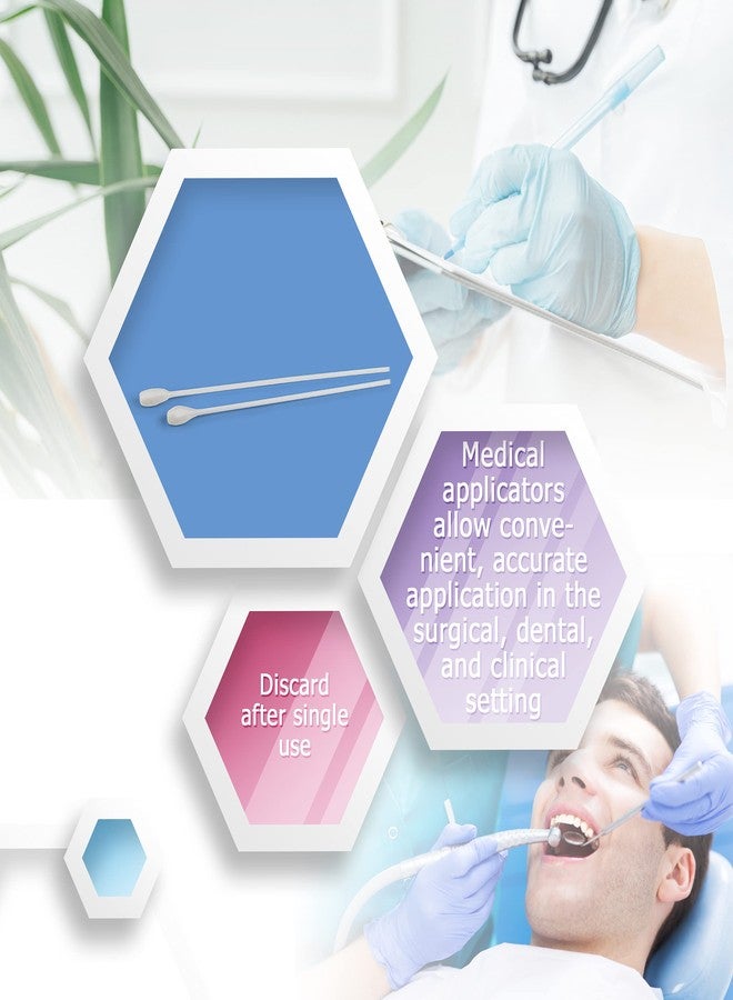 Dukal Lemon Glycerin Swabsticks 4 inch. Pack of 25 applicators. Lemon Flavored Swabsticks for Oral Care. Non-sterile swabsticks for Medical Applications. Convenient triples. Single use. - Image 4