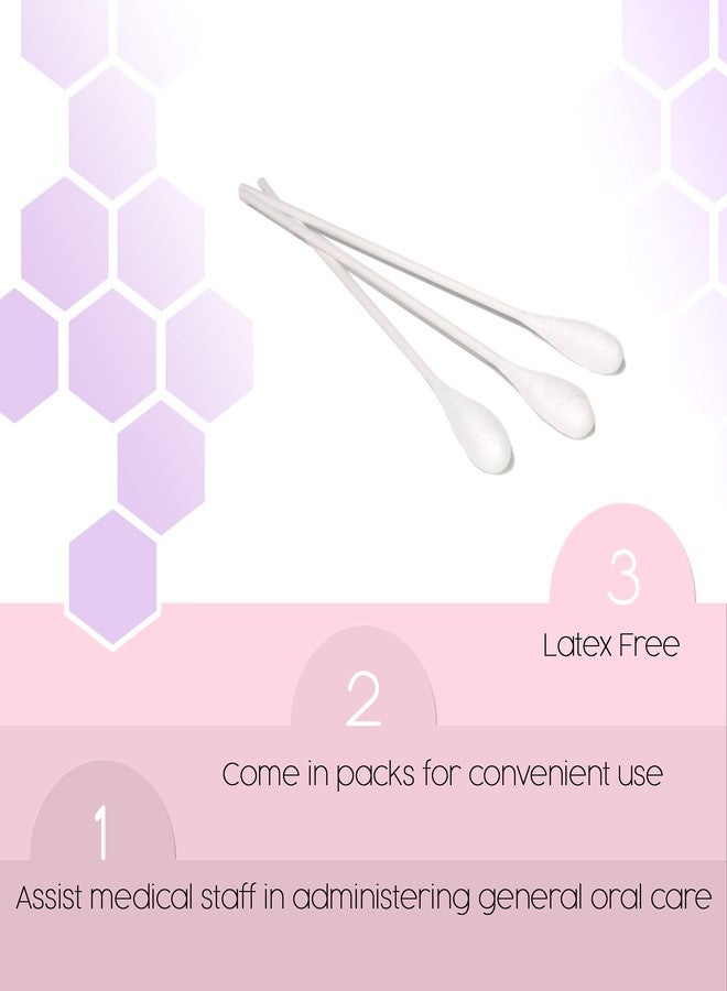 Dukal Lemon Glycerin Swabsticks 4 inch. Pack of 25 applicators. Lemon Flavored Swabsticks for Oral Care. Non-sterile swabsticks for Medical Applications. Convenient triples. Single use. - Image 5