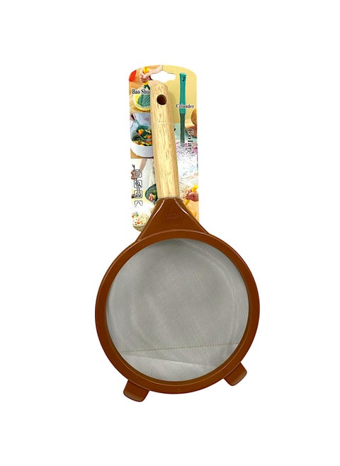 Plastic Mesh Strainer Colander, Food Soy Milk Flour Sieve Plastic Colander Strainer With Long Handle Icing Sugar Sifters Fine Strainer Tea Filter