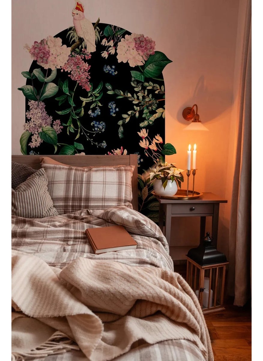 Kt Grup Tropical Life Parrot's Dream Boho Arch Arch Artistic Wall Sticker  - Image 4