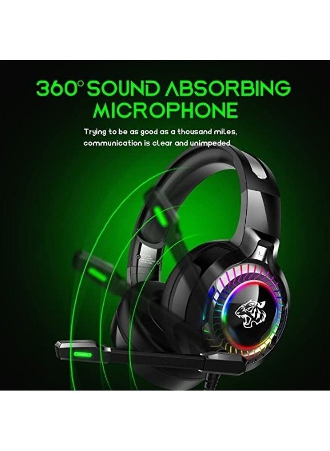 Datazone Gaming Rgb Headphone With 2023 Vision Design By Datazone Black - Image 5
