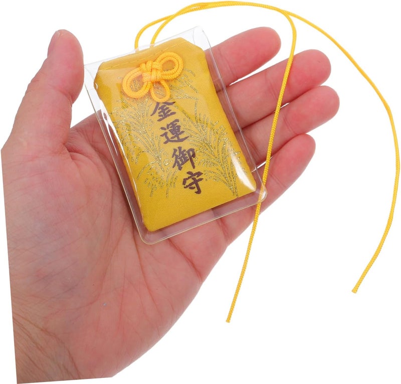 ABOOFAN 8sets Omamori Blessing Pendant Traditional Lucky Charms for Wealth Health Success Embroidered Fabric - Image 4