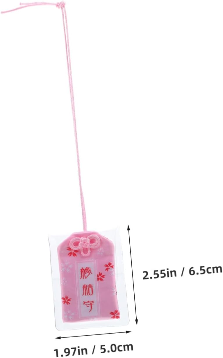 ABOOFAN 8sets Omamori Blessing Pendant Traditional Lucky Charms for Wealth Health Success Embroidered Fabric - Image 2