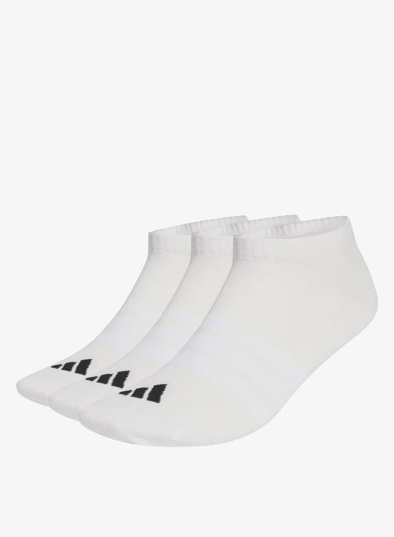 Adidas THIN&amp;LIGHT ESSENTIALS LOW CUT SOCKS 3 PAIR PACK