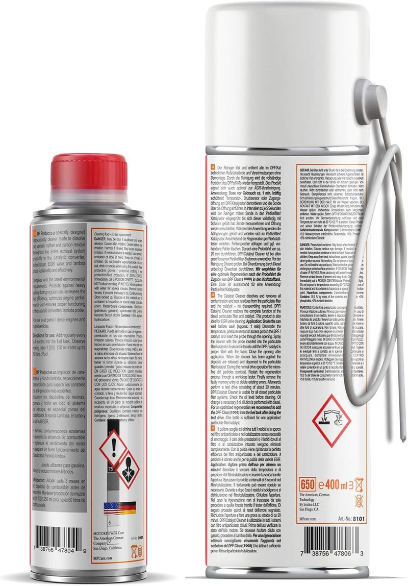 TEAYIR Catalytic Converter Cleaner & DPF Foam Cleaner Kit - Image 2