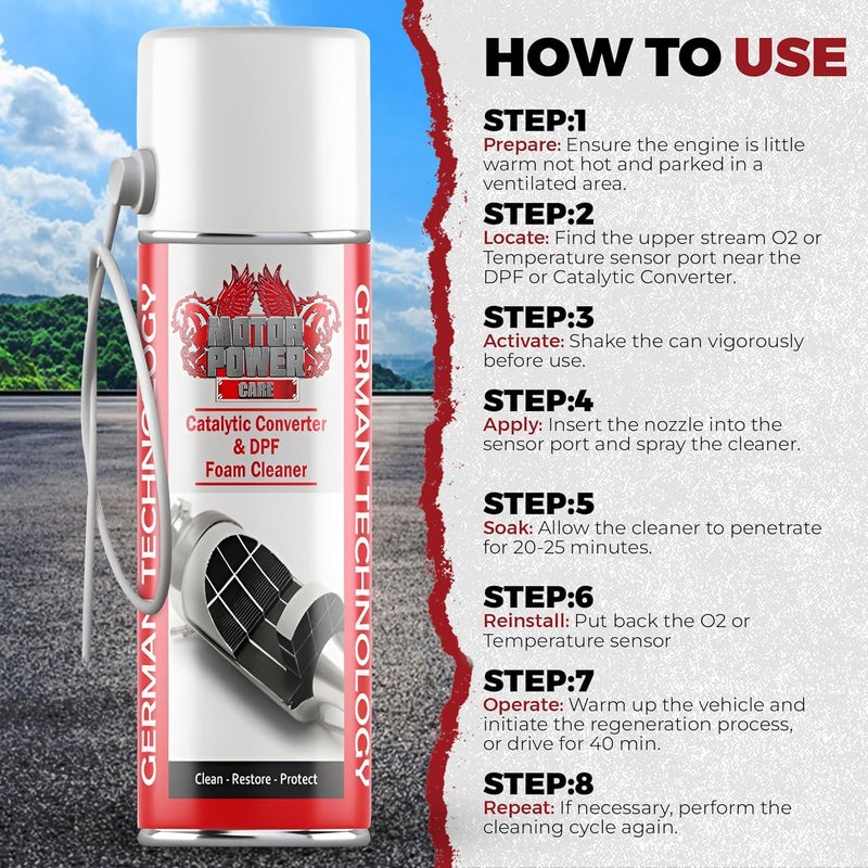 TEAYIR Catalytic Converter Cleaner & DPF Foam Cleaner Kit - Image 3