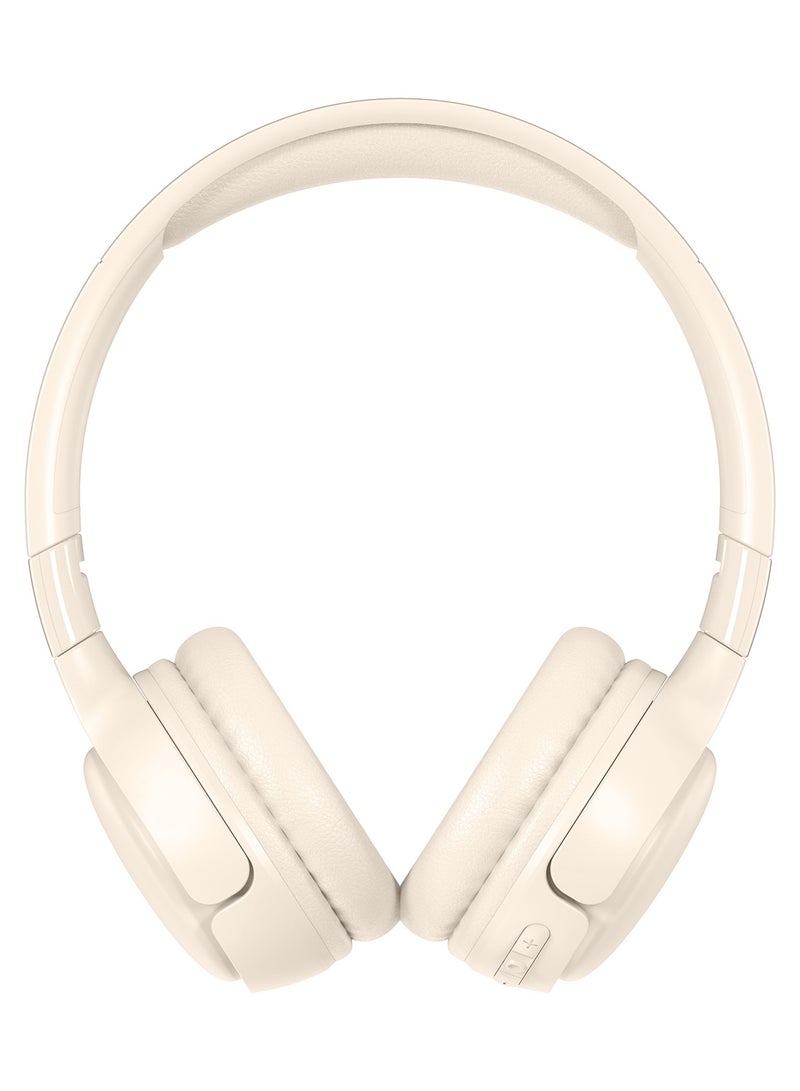 Honor 500 mAh Choice Headphones Lite On-Ear Wireless Headphone with 40mm Deep Bass Driver, 82-Hour Battery Life, Dual-Device Connection, AI Call Noise Cancellation & Foldable Lightweight Design, Beige - Image 2