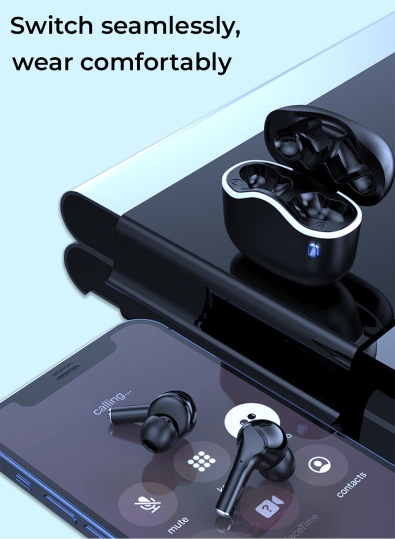 A33 Freedom Wireless Bluetooth Headset - Black | High-Fidelity Sound, Ergonomic Design, Long Battery Life, and Built-in Microphone