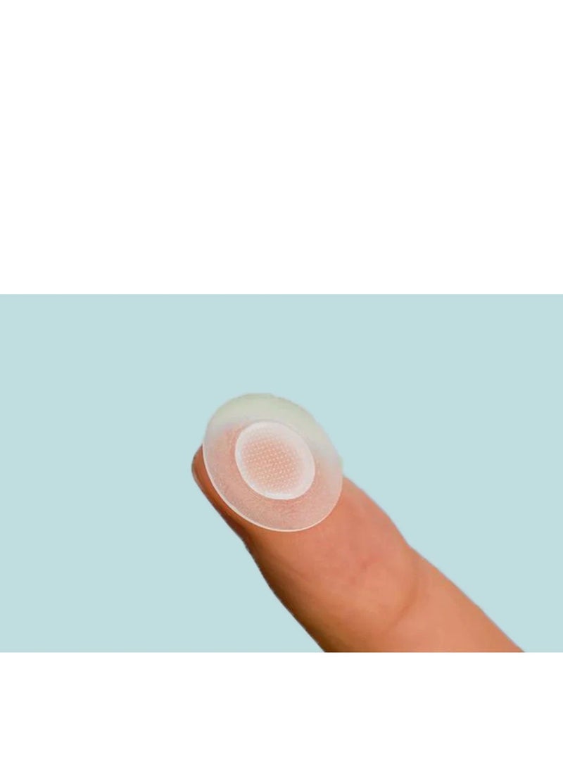 Cure aid Hydrocolloid Acne Patches –24 Pieces for Pimples and Cold Sores – Invisible Absorbing Pimple Stickers – Safe for Sensitive Skin - Image 2