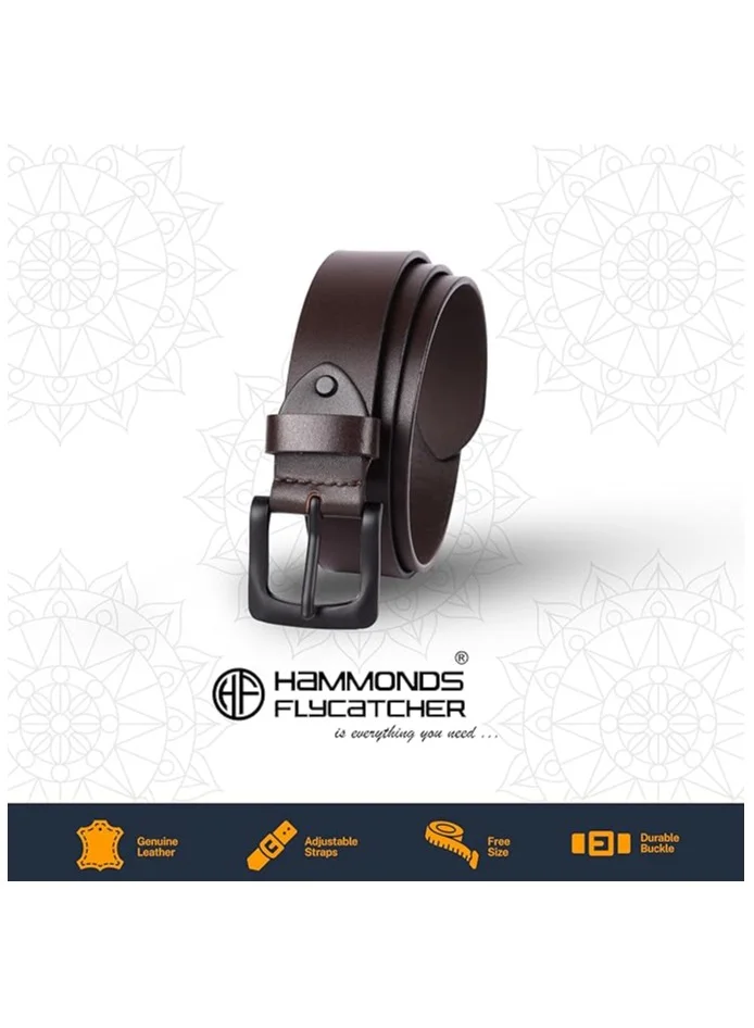 Hammonds Flycatcher  Gift for Men Combo - Genuine Leather Wallet and Belt Combo for Men - Leather Belt for Men - Birthday Special & Unique Gift Ideas for Husband, Boyfriend, Father for Men | Best Price UAE