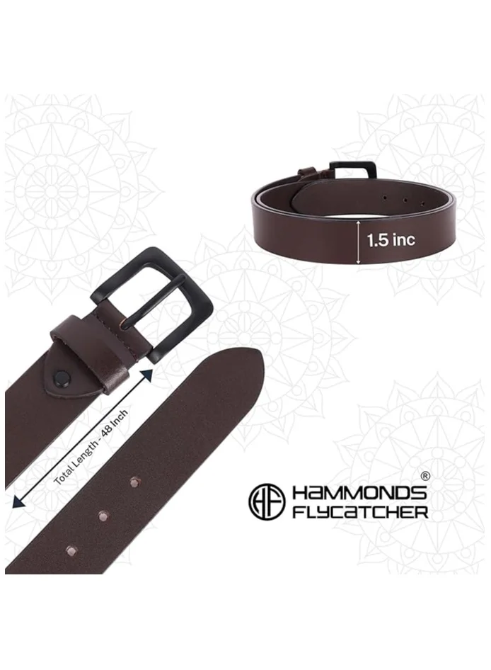 Hammonds Flycatcher  Gift for Men Combo - Genuine Leather Wallet and Belt Combo for Men - Leather Belt for Men - Birthday Special & Unique Gift Ideas for Husband, Boyfriend, Father for Men | Best Price UAE