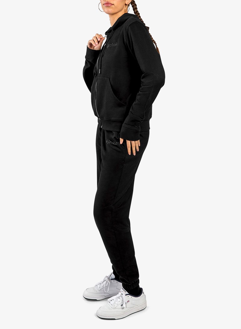 Reebok Studded Logo Full Zip Hoodie - Image 4