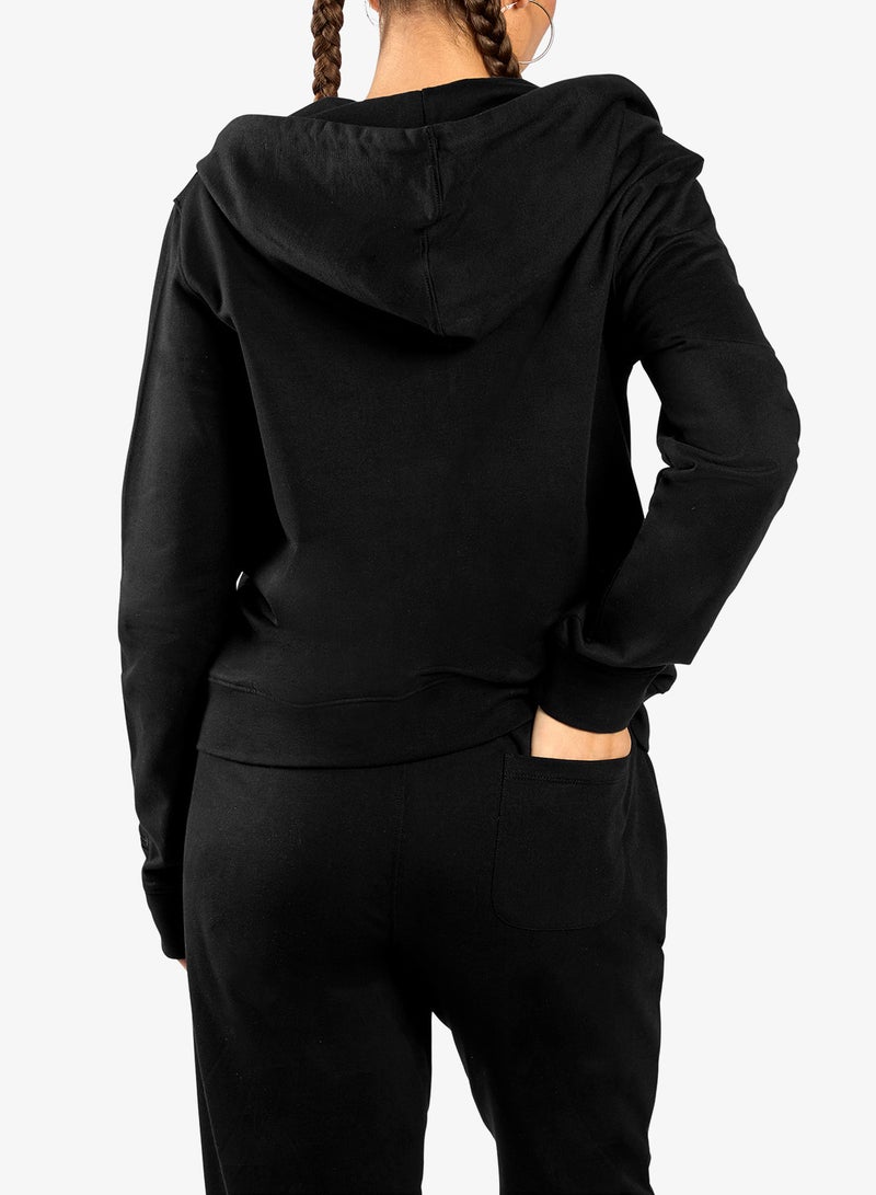 Reebok Studded Logo Full Zip Hoodie - Image 2