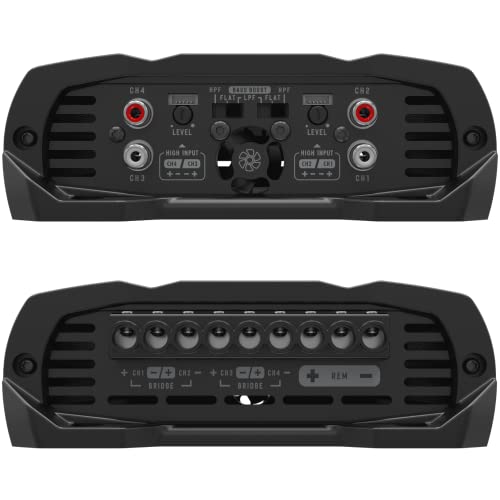 Stetsom IR 800.4 Compact 2 Ohms Digital Multi Channel Amplifier 800 Watts RMS 4 Channels 2Ω Stable Full Range HD Sound Quality Car Stereo MD Crossover HPF LPF Bass Boost Front Rear Bridge Speakers - Image 5