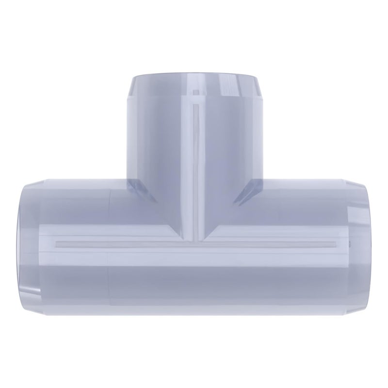 FORMUFIT F034TEE-UV Tee PVC Fitting, Furniture Grade, 3/4" Size, Clear - Image 5