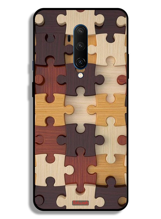 Tolwak OnePlus 7T Pro Protective Case Cover Wooden Pattern - Image 2