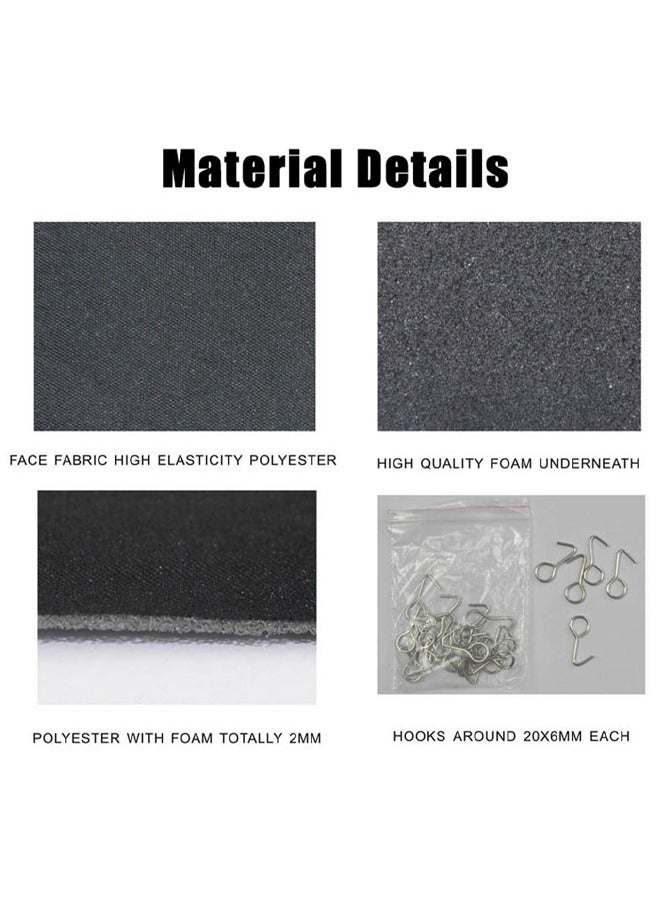 Loquat Red Car Seat Covers Full Set - Front Bucket with Split Bench for Cars, Red Full Washable Set Seat Protectors, Universal Fit, 9pcs - Image 5