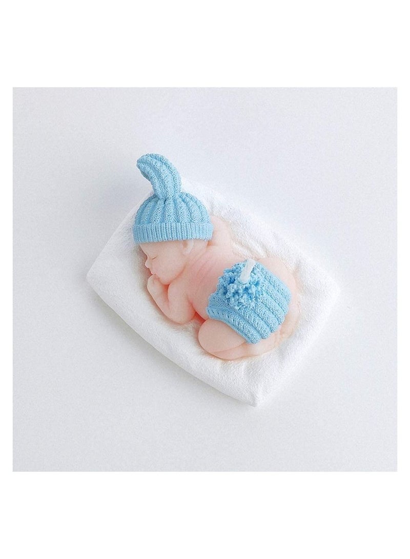 Baby Silicone Mold with Hat and Pillow - Image 2