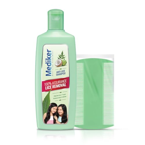 Mediker Anti-Lice Treatment Shampoo + Anti Lice Comb, 100 ml - Image 1