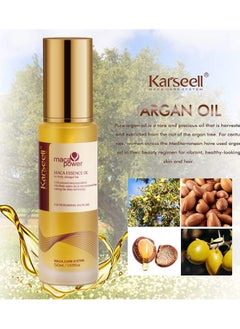 Karsel Moroccan Argan Oil Hair Treatment, Lightweight Cold Pressed Argan Oil Hair Serum for Dry and Damaged Hair 50ml - pzsku/Z1315BA418CA15A613EFAZ/45/_/1736250283/7780e027-55fd-4848-84b0-4bc649833140