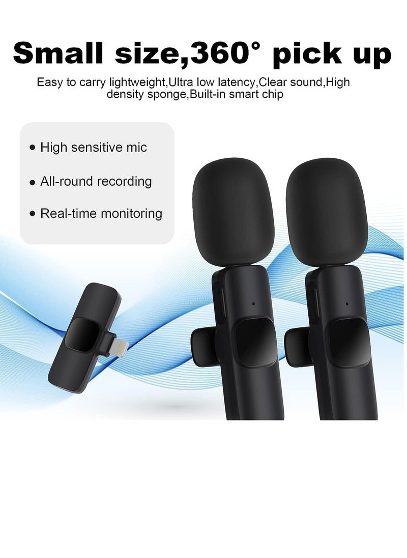 Generic - Type-C Wireless Clip-On Microphone – Professional Lavalier Mic for Video Recording, Singing, Live Streaming & Studio Use – Miniature Hands-Free Mic for Type-C Devices - Image 1