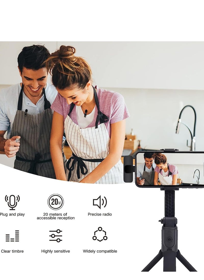 Generic - Type-C Wireless Clip-On Microphone – Professional Lavalier Mic for Video Recording, Singing, Live Streaming & Studio Use – Miniature Hands-Free Mic for Type-C Devices - Image 1