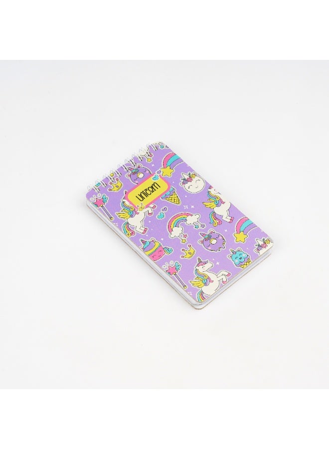 Borg El Arab Unicorn Spiral Notebooks Collection Bundle 5 Items A6 Size  - Image 2